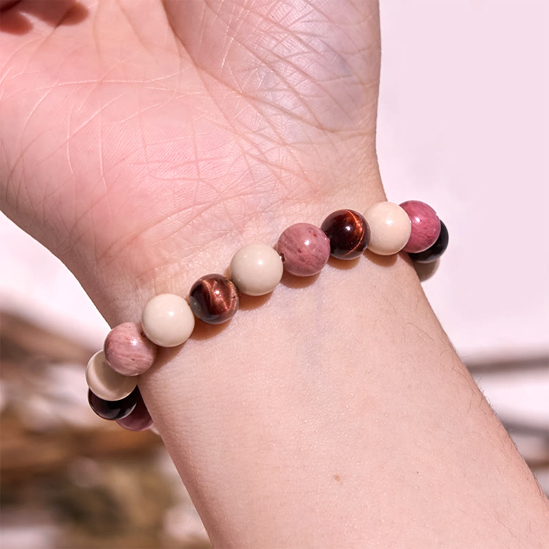 Buddha Stone Various Tiger Eye Confidence Bracelet