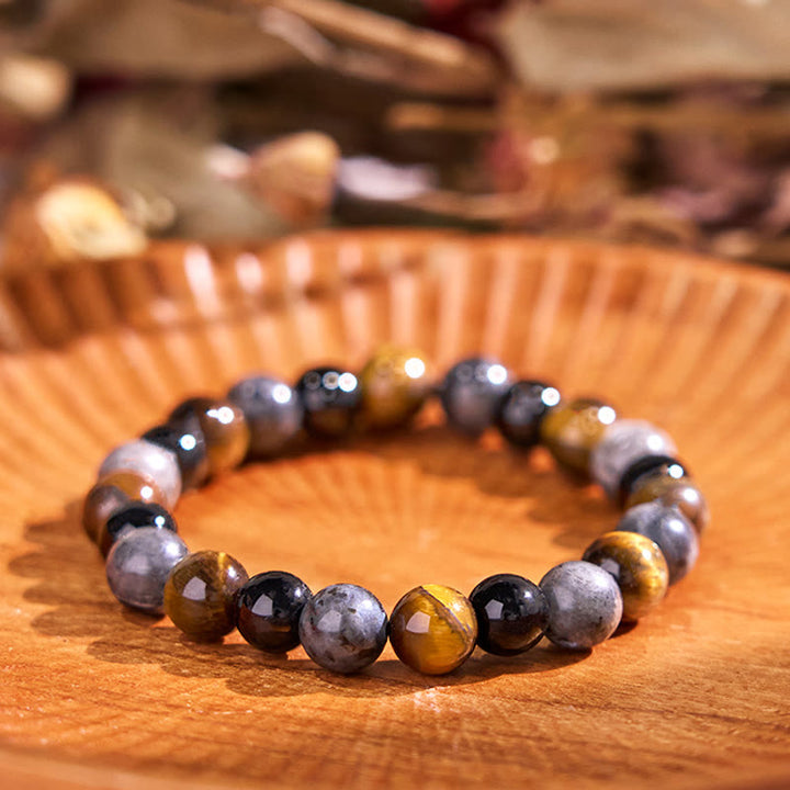 Buddha Stones Various Tiger Eye Confidence Bracelet
