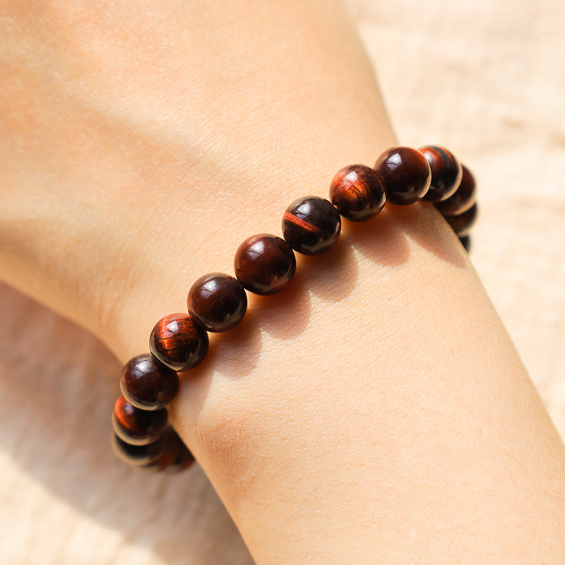Buddha Stones Various Tiger Eye Confidence Bracelet - image 24