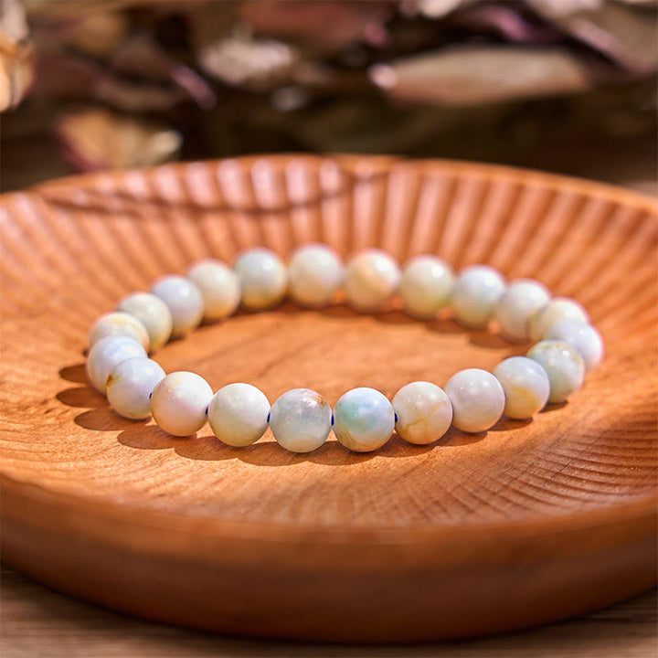 Buddha Stone Various Crystals Malachite Lazurite Lapis Lazuli Hemimorphite Calmness Bracelet - Hemimorphite(Wrist Circumference: 14-16cm) - image 9