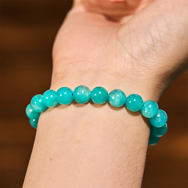 Buddha Stone Various Crystals Malachite Lazurite Hemimorphite Calmness Bracelet