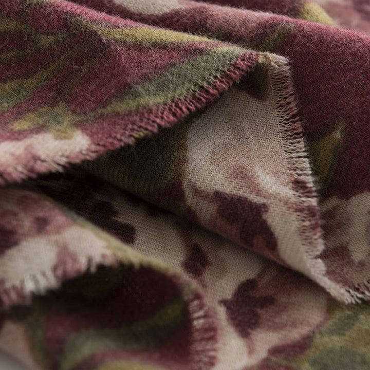 Buddha Stones Tibetan Shawl Garden Rose Fall Winter Cozy Travel Scarf Wrap - image 11