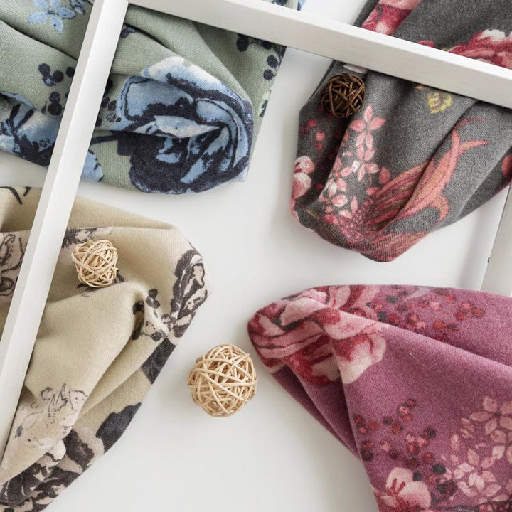 Buddha Stones Tibetan Shawl Garden Style Rose Flower Print Fall Winter Soft Warm Scarf Wrap - image 13