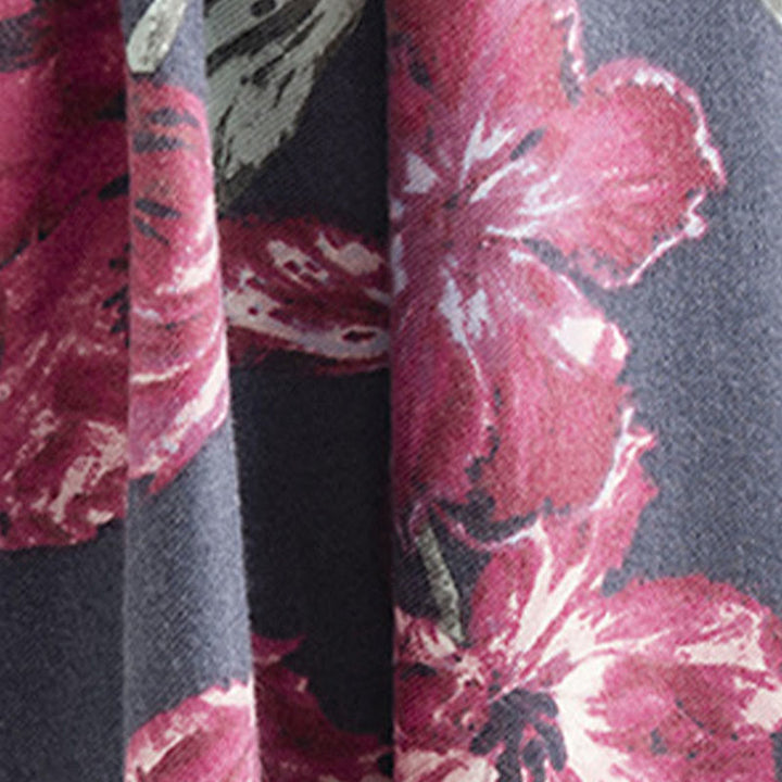 Buddha Stones Tibetan Shawl Elegant Flower Print Fall Winter Soft Warm Scarf Wrap - image 6