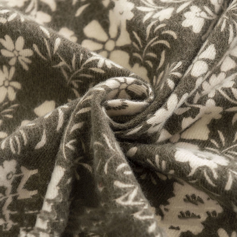 Buddha Stones Tibetan Shawl Fresh Daisy Print Fall Winter Soft Warm Travel Scarf Wrap - image 8