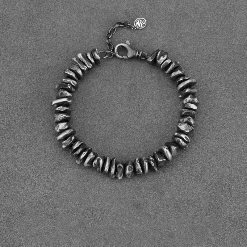 Buddha Stones 999 Sterling Silver Small Change Shape Protection Bracelet