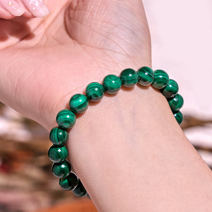 Buddha Stones Love Self Green Series Calm Balance Support Bracelet