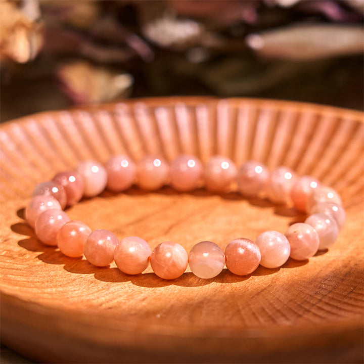 Buddha Stones Inspire Creativity Orange Red Series Passion Courage Bracelet