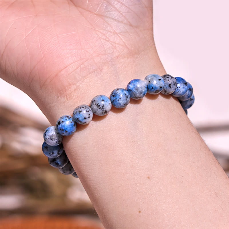 Buddha Stones Let The Past Go Blue Series Calm Tranquility Bracelet