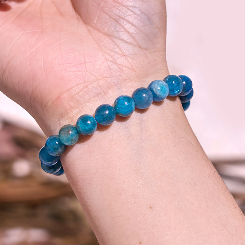 Buddha Stones Let The Past Go Blue Series Calm Tranquility Bracelet