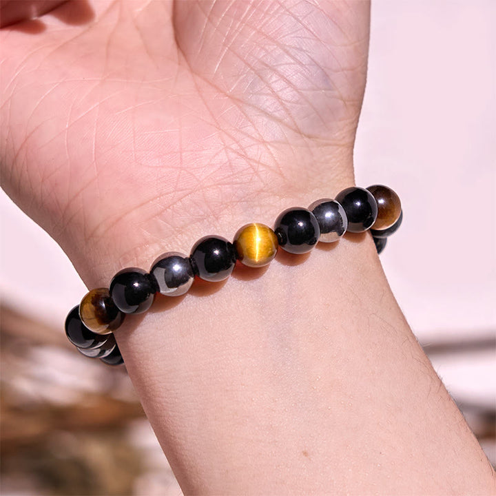 Buddha Stones Lead Back To Earth Neutral Color Series Grounding Balance Bracelet