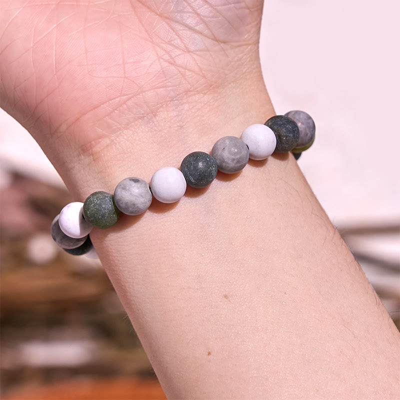 Buddha Stones Lead Back To Earth Neutral Color Series Grounding Balance Bracelet