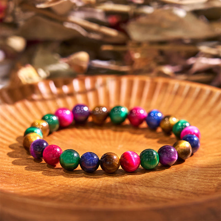 Buddha Stones Boost Vitality Warm Color Series Positive Courage Bracelet