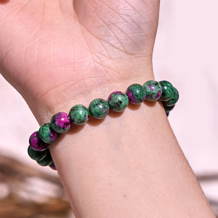 Buddha Stones Restores Calmness Cool Color Series Love Tranquility Bracelet