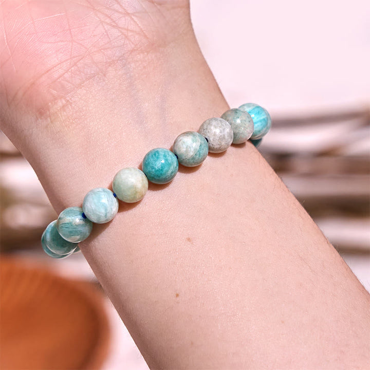 Buddha Stones Restores Calmness Cool Color Series Love Tranquility Bracelet