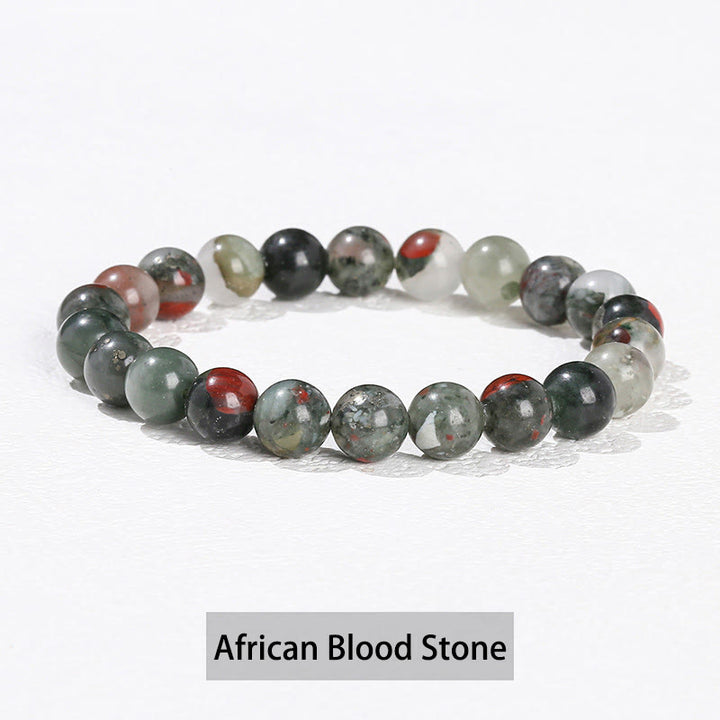 Buddha Stones Various Crystal Stone Amethyst Green Aventurine Rose Quartz Healing Bracelet