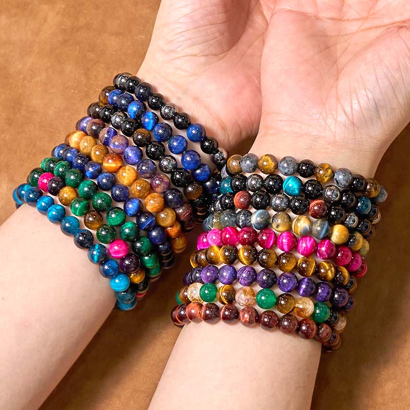 Buddha Stones Various Tiger Eye Confidence Bracelet - image 1