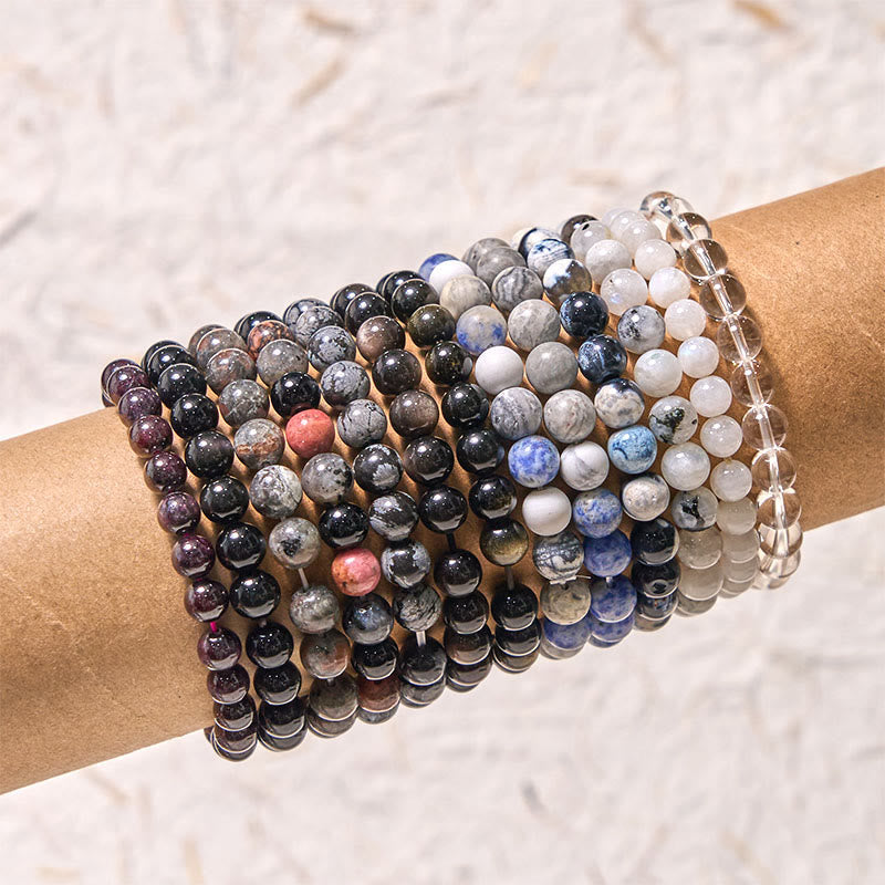 Buddha Stones Lead Back To Earth Neutral Color Series Grounding Balance Bracelet