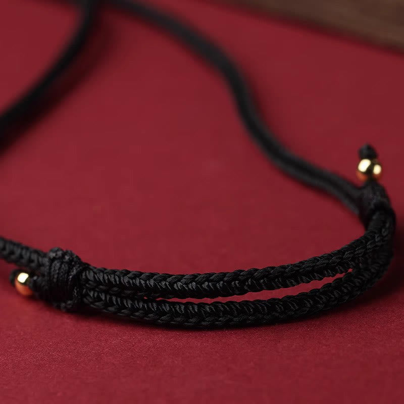 Buddha Stones Cinnabar Chinese Zodiac Black String Blessing Necklace Pendants - image 17
