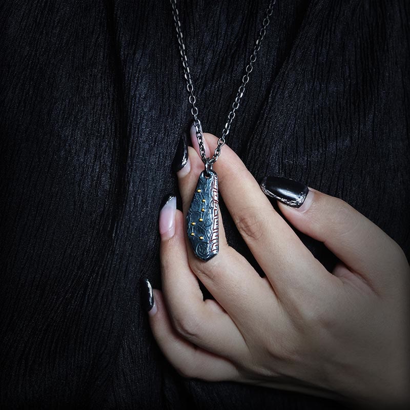 Buddha Stones 999 Sterling Silver Big Dipper Balance Necklace Pendant - image 4