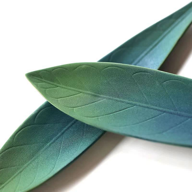 Buddha Stones Willow Leaf Healing Ceramic Stick Incense Burner Decoration - image 5