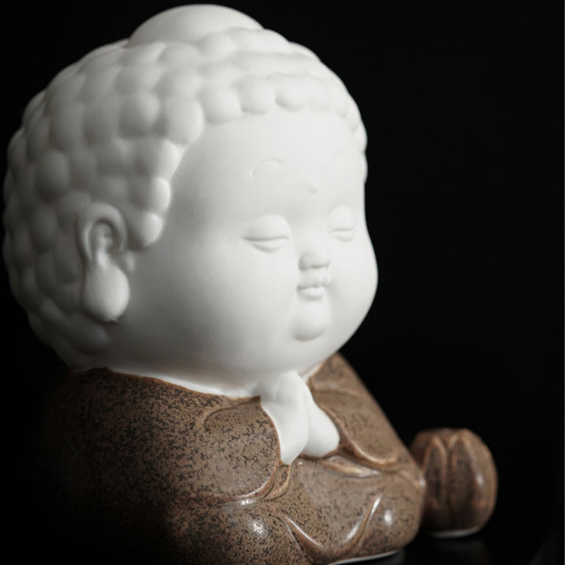 Buddha Stones Buddha Sitting Standing Reclining Ceramic Healing Incense Burner Desk Decoration