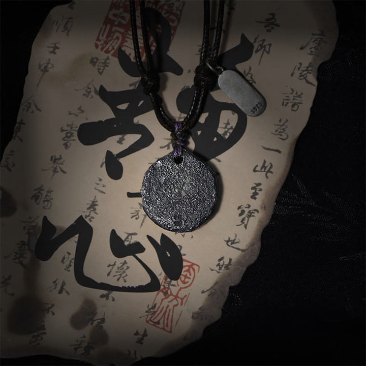 Buddha Stones 999 Sterling Silver Tai Chi Yin Yang Design Harmony Necklace Pendant - image 3