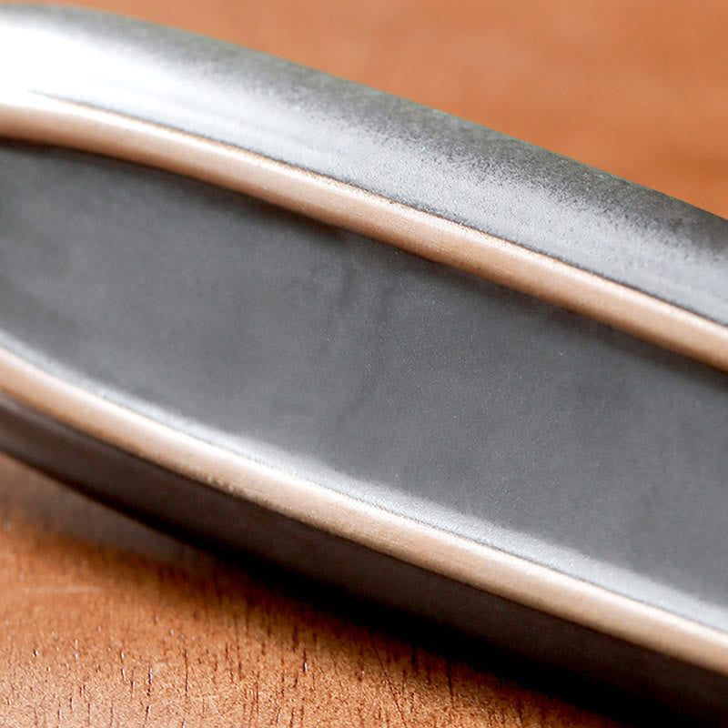 Buddha Stones Three Stones Waves Butterfly Bamboo Healing Ceramic Stick Incense Burner Decoration - image 5