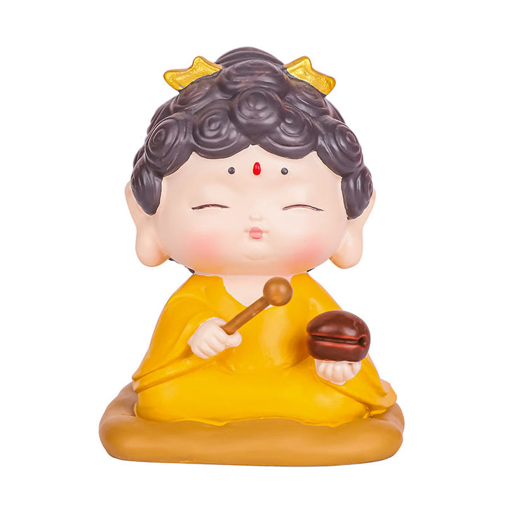 Buddha Stones Meditation Lotus Amitabha Buddha Resin Statue Compassion Home Decoration