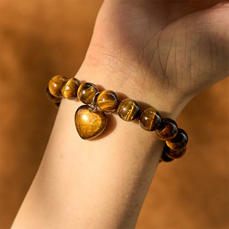 Buddha Stones Various Crystal Green Aventurine Love Heart Balance Bracelet - image 24