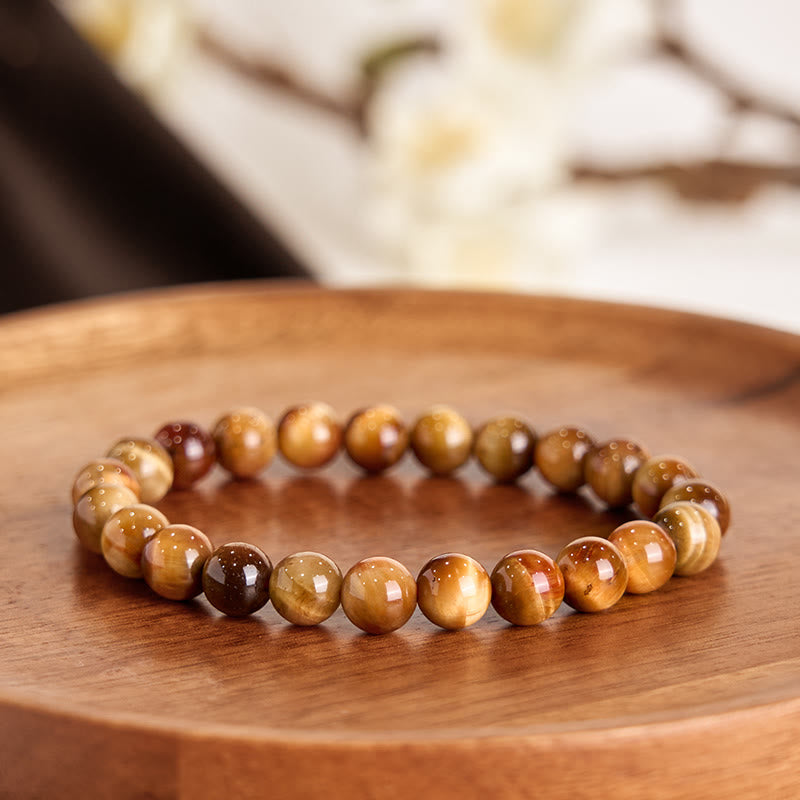 Buddha Stones Tiger Eye Strength Bracelet