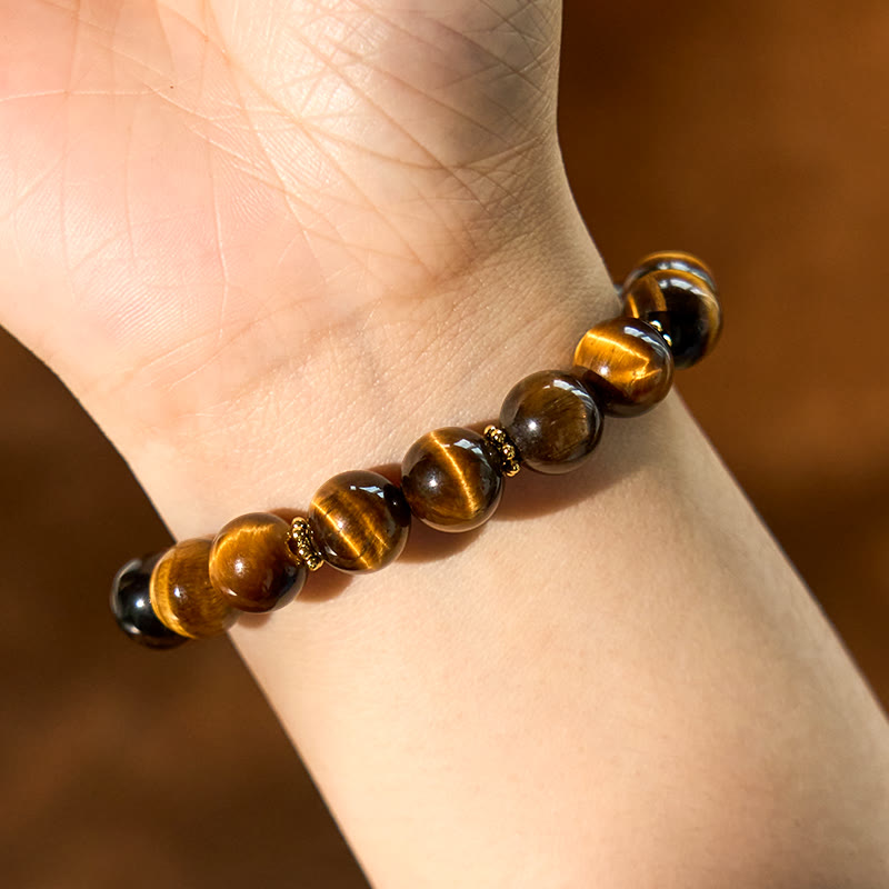 Buddha Stones Tiger Eye Courage Bracelet