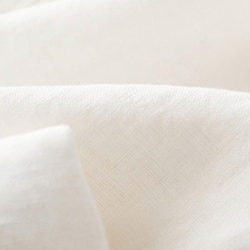 Buddha Stones Casual Plain Color Side Pleats Cotton Linen Women's Wide Leg Pants With Pockets - image 17