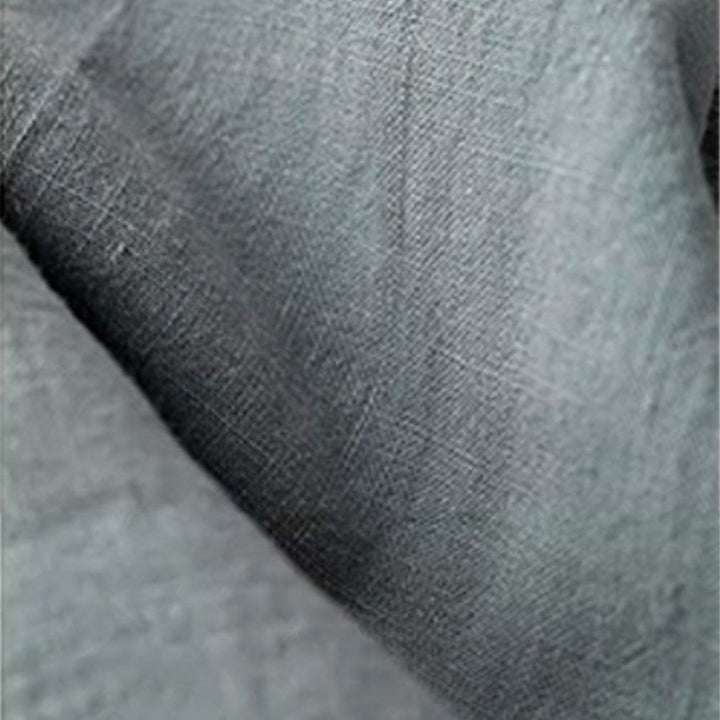 Buddha Stones Casual Solid Color Cotton Linen Drawstring Women's Pants With Pockets - image 2