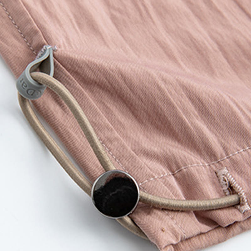 Buddha Stones Casual Plain Loose High elastic belly support Women's Viscose Wide Leg Pants With Pockets - image 15