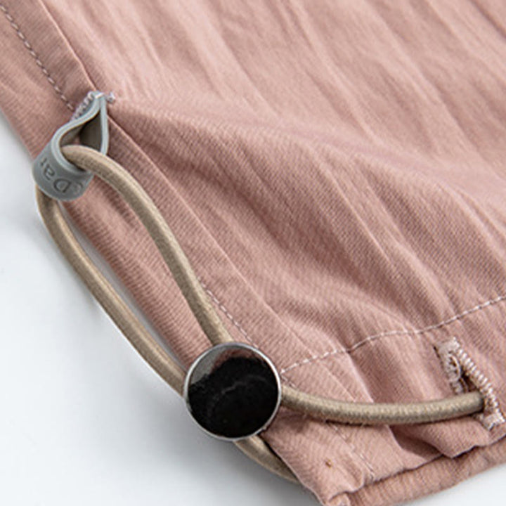 Buddha Stones Casual Plain Loose High elastic belly support Women's Viscose Wide Leg Pants With Pockets - image 16