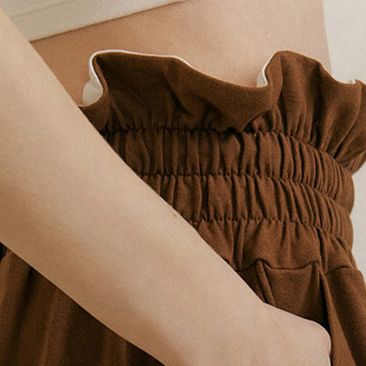 Buddha Stones Casual Buckle Loose Women's Spandex Pants With Pockets - image 8