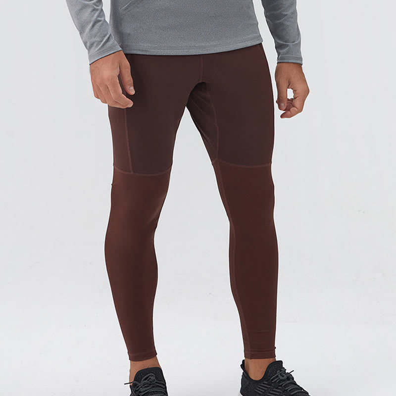 Buddha Stones High Waist Quick Dry Breathable Fitness Men's Leggings Pants With Zipper Pocket - image 10