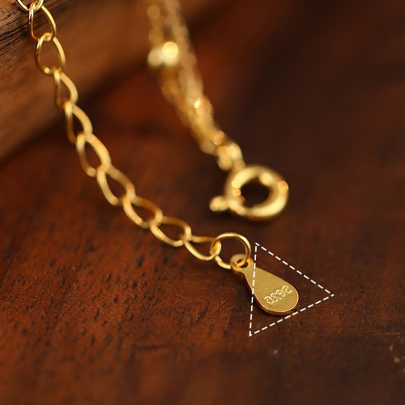 Buddha Stones 925 Sterling Silver Zircon Little Pepper Charm Protection Anklet - image 7