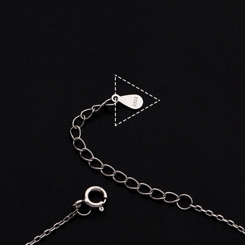 Buddha Stones 925 Sterling Silver Small Beads Charm Blessing Anklet - image 9