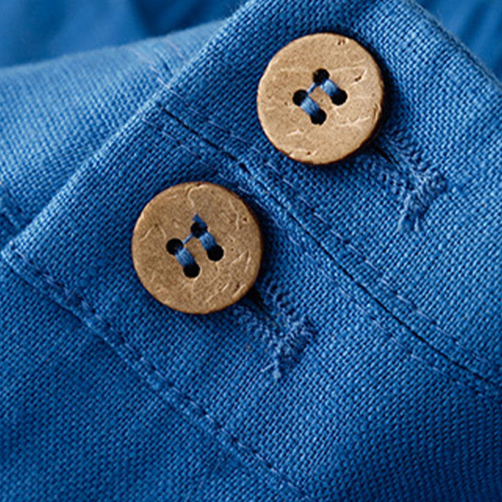 Buddha Stones Summer Casual Simple Zipper Design Linen Women's Wide Leg Pants With Pockets - image 18