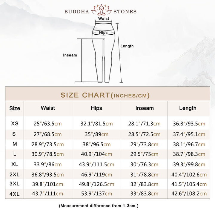 Buddha Stones Mandala Auspicious Clouds Print Gym Leggings Women's Yoga Pants