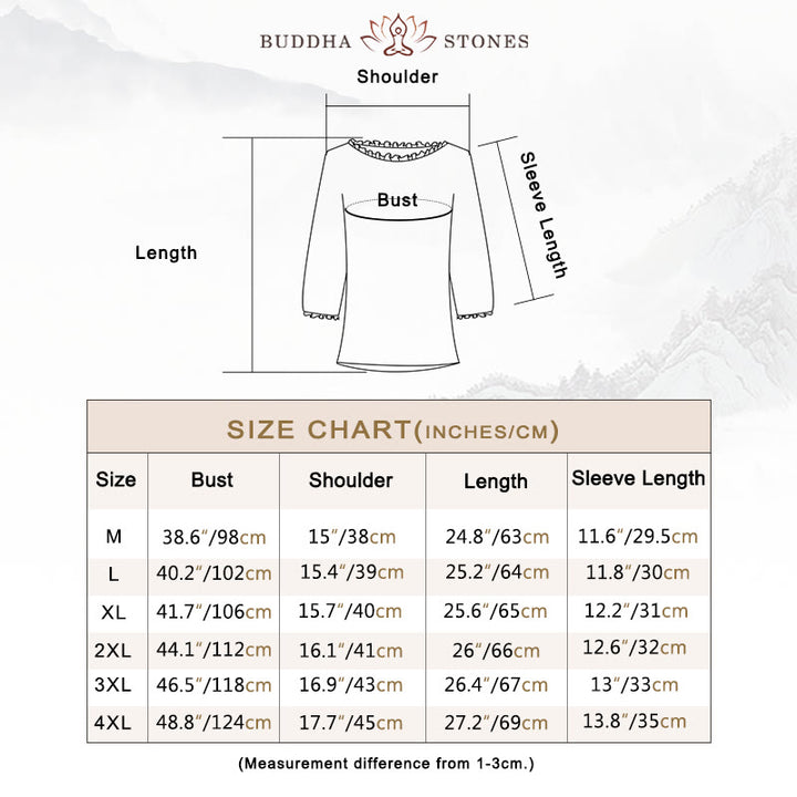 Buddha Stones Women's Flower Embroidery Design Crew Neck T-shirt Tee - image 5