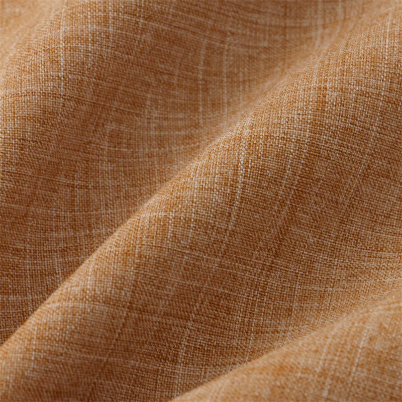 Buddha Stones Summer Men's Button Plain Short Sleeve Cotton Shirt With Pocket - image 27