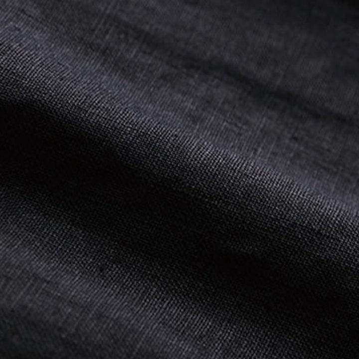 Buddha Stones Commute Solid Color 7-8 Length Cotton Linen Women's Wide Leg Pants With Pockets - image 15