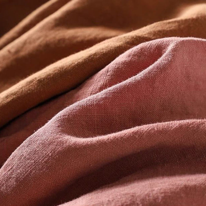 Buddha Stones Casual Plain High Waist Cotton Linen Women's Harem Pants With Pockets - image 2