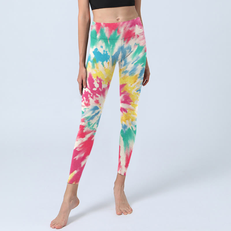 Buddha Stones Spiral Shape Print Exercise Leggings Women's Yoga Pants - image 5
