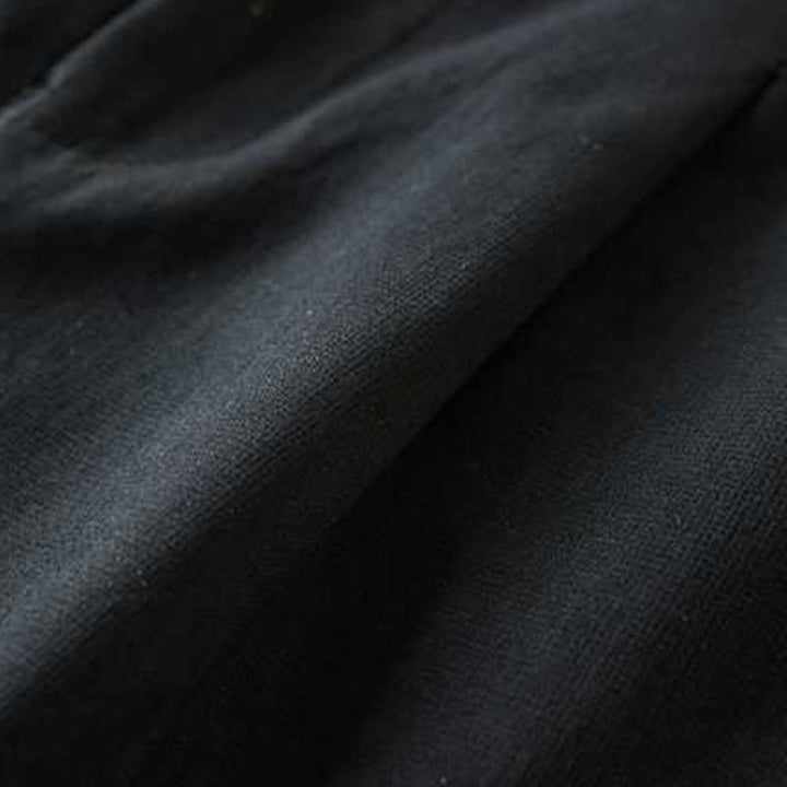 Buddha Stones Summer Casual Plain Cotton Linen Zipper Button Women's Shorts With Pockets