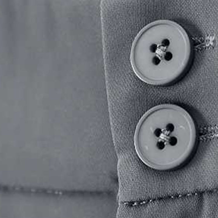 Buddha Stones Summer Casual Zipper Button Loose Plain Cotton Linen Women's Shorts With Pockets