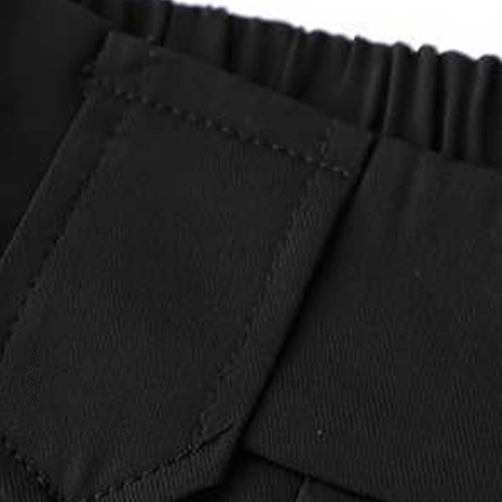 Buddha Stones Summer Casual Zipper Button Loose Plain Cotton Linen Women's Shorts With Pockets